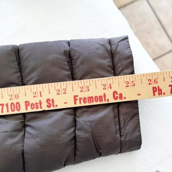 Columbia Hooded Puffer Down Jacket Brown Full Zip Quilted Insulated Warm L - Picture 8 of 11